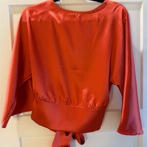 Elegant Red Women's Top
